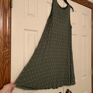 High neck swing dress